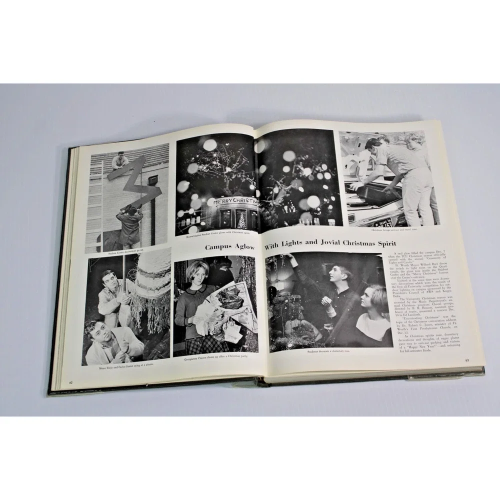 Vintage 1967 Texas Christian University Yearbook Fort Worth The Horned Frog TCU